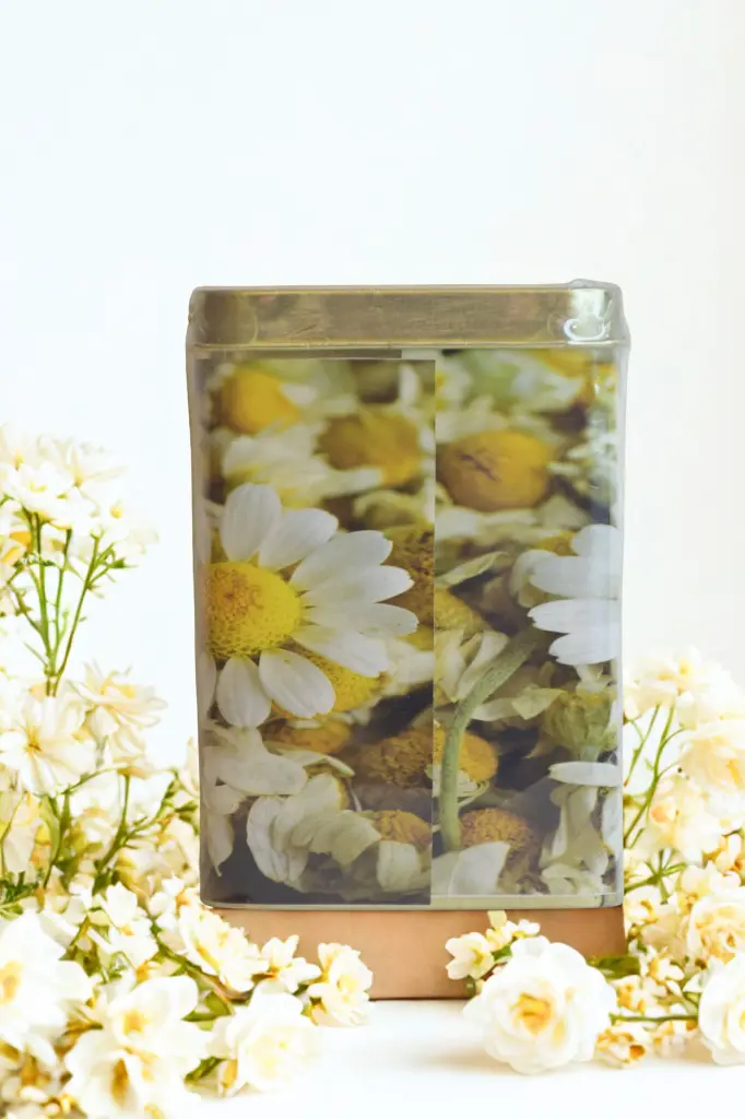 Chamomile G Tea Tin Back.webp